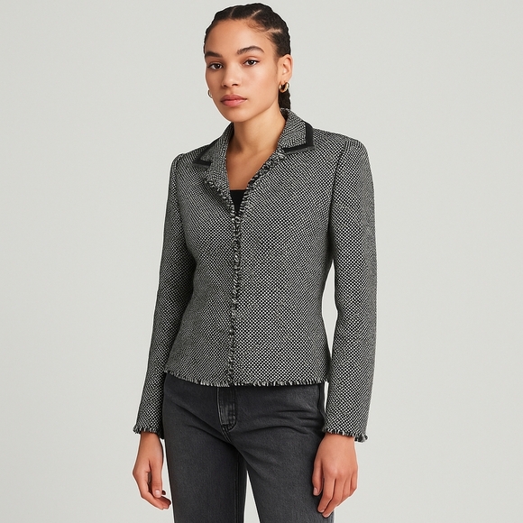 Armani Collezioni Virgin Wool Blazer Jacket – Size 10 – Made in Italy - Picture 1 of 5